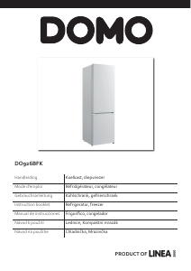 Handleiding Domo DO926BFK Koel-vries combinatie