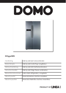 Manual Domo DO930SBS Fridge-Freezer