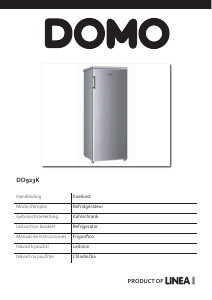 Manual de uso Domo DO923K Refrigerador