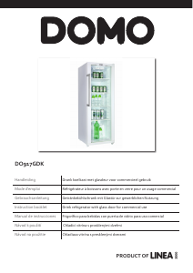 Manual de uso Domo DO917GDK Refrigerador