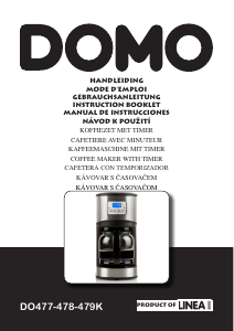 Handleiding Domo DO479K Koffiezetapparaat