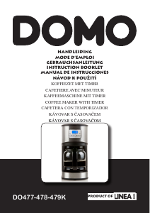 Manual Domo DO478K Coffee Machine