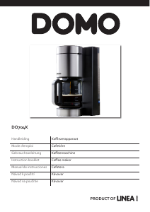 Manual Domo DO704K Coffee Machine