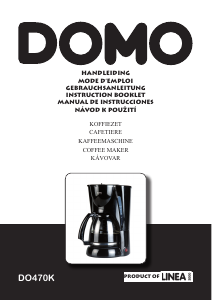 Handleiding Domo DO470K Koffiezetapparaat