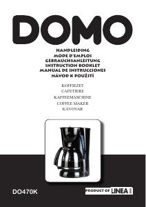 Manual Domo DO470K Coffee Machine