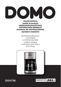 Handleiding Domo DO473K Koffiezetapparaat