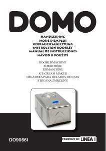 Manual de uso Domo DO9066I Máquina de helados