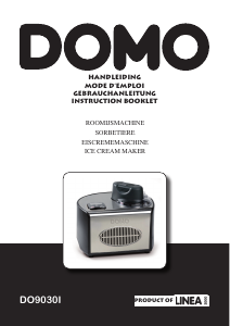 Manual Domo DO9030I Ice Cream Machine
