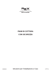 Manuale Electrolux-Rex PX75V Piano cottura
