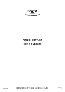 Manuale Electrolux-Rex PX75XV Piano cottura