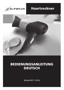 Bedienungsanleitung Superior RCY-120B Haartrockner