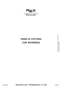 Manuale Electrolux-Rex PVA75 Piano cottura