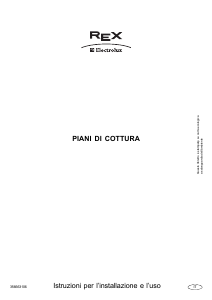 Manuale Electrolux-Rex PXL951V Piano cottura