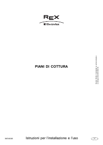 Manuale Electrolux-Rex PTL631V Piano cottura