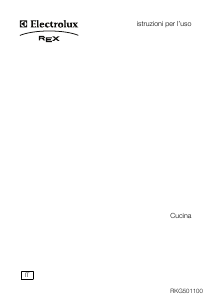 Manuale Electrolux-Rex RKG501100W Cucina