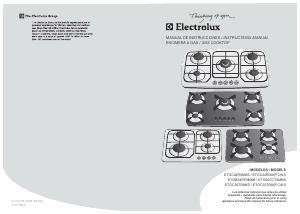 Handleiding Electrolux ETGB24RF0MPKB Kookplaat