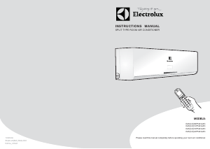 Handleiding Electrolux EASX12P5AHLW Airconditioner