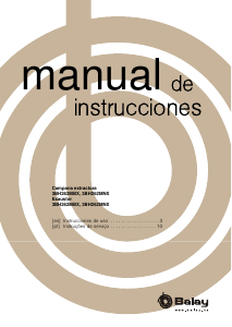 Manual de uso Balay 3BH262MBX Campana extractora