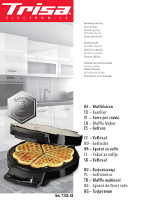 Manuale Trisa 7352.42 Waffle Pleasure Macchina per waffle