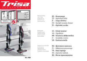 Руководство Trisa Quick Clean Professional T8020 Пылесос