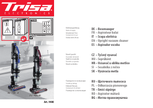 Kullanım kılavuzu Trisa Quick Clean Professional T8081 Elektrikli süpürge