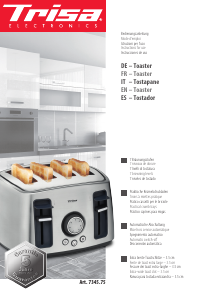 Manual de uso Trisa Family Toast Tostador