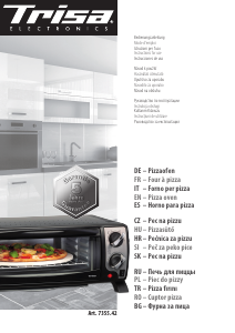 Manual Trisa Pizza al Forno Oven