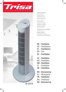 Manual de uso Trisa Fresh Air Ventilador