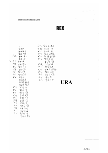 Manuale Rex PTL94V Piano cottura