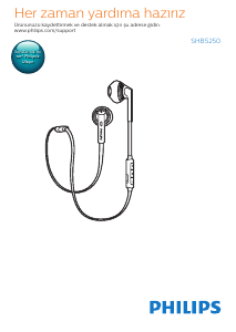 Kullanım kılavuzu Philips SHB5250PK Kulaklık