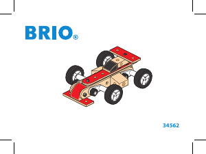 Handleiding BRIO set 34562 Vehicles Racewagen