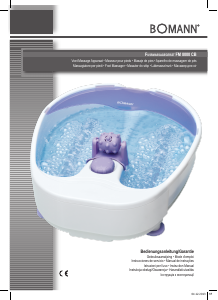 Mode d’emploi Bomann FM 8000 CB Bain de pieds