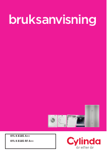 Bruksanvisning Cylinda K 8185 Kylskåp