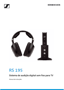 Manual Sennheiser RS 195 Auscultador