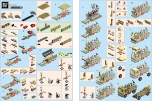 Handleiding Blocki set KB84027 MyArmy Militaire vrachtwagen