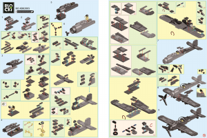 Handleiding Blocki set KB82005 MyArmy Duits gevechtsvliegtuig