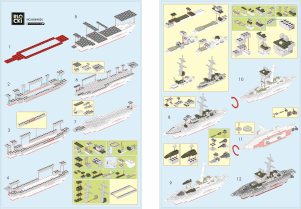 Handleiding Blocki set KB84005 MyArmy Slagschip