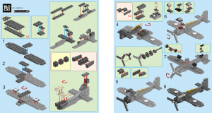 Handleiding Blocki set KB82006 MyArmy Gevechtsvliegtuig