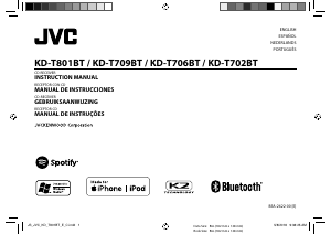 Manual JVC KD-T801BT Auto-rádio