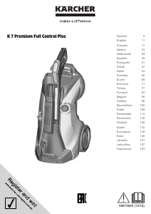 Rokasgrāmata Kärcher K 7 Premium Full Control Plus Augstspiediena mazgātājs