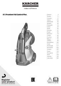 Manual de uso Kärcher K 5 Premium Full Control Plus Limpiadora de alta presión