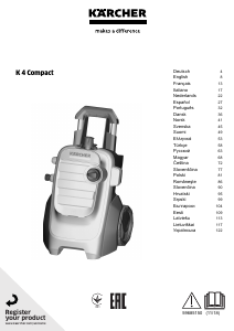 Használati útmutató Kärcher K 4 Compact Magasnyomású mosó
