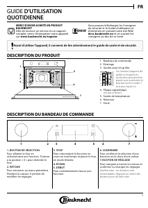 Mode d’emploi Bauknecht ECSK7 CP845 PT Four