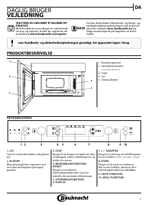 Brugsanvisning Bauknecht MHCK5 2438 PT Mikroovn