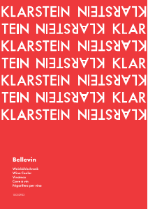 Bruksanvisning Klarstein 10032923 Bellevin Vinkyl