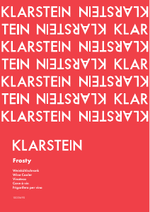 Bruksanvisning Klarstein 10031690 Frosty Vinkyl
