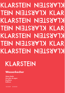 Manual de uso Klarstein 10032330 Hervidor