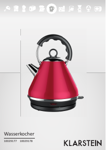 Manual Klarstein 10029177 Kettle