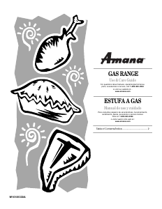 Manual Amana AGG222VDW Range