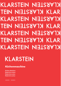 Handleiding Klarstein 10032111 Keukenmachine